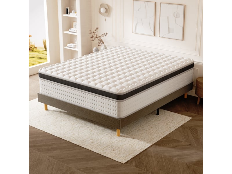  Ensemble matelas + sommier 160x200 cm, mousse à mémoire de forme,25 cm d'épaisseur  - Conforama E