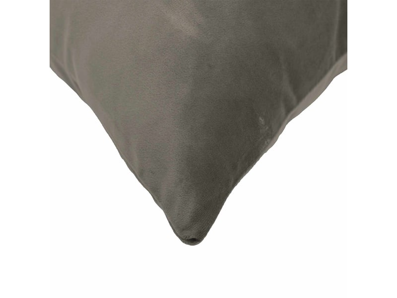 Lot de 6 coussins avec oreiller, coussins décoratifs heerlen gris clair velours cf50832 - Conforama E