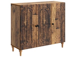 Buffet - bahut - meuble de rangement bois ancien 89 x 34,5 x 80 cm bois d'ingénierie