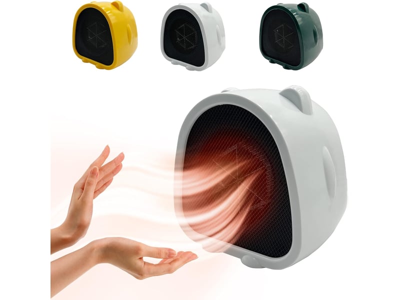  Chauffage d'appoint, chauffage soufflant portable, mini chauffage électrique céramique ptc 500 w, petit chauffage électrique pour bureau, salon, chambr, multicolore - xlh-zls-005904zls XLH-ZLS-005904ZLS - Conforama A
