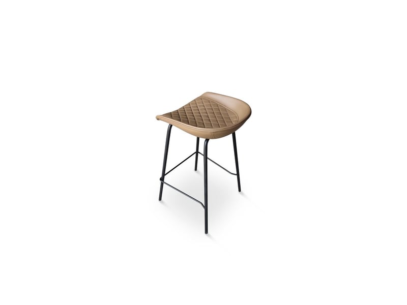  Chaise de bar 'nurby' brun, dimensions : h74 x l43 x p43 cm  - Conforama A