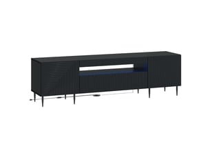 Meuble tv coloris noir 1 cm <strong></strong> <strong></strong>