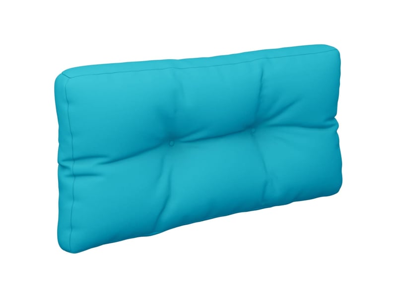  Coussin de palette, coussin de chaise, coussin de canapé turquoise 70x40x12 cm tissu cf55482  - Conforama D