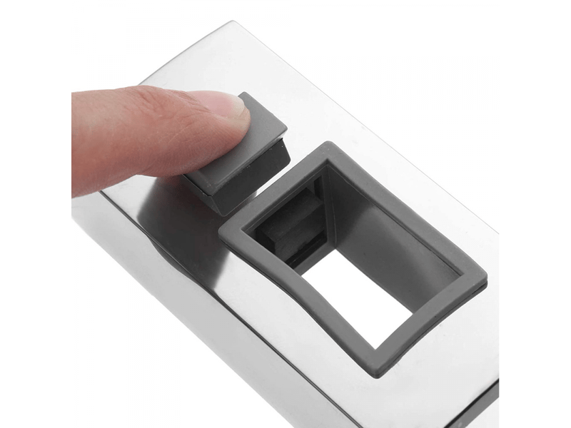  Support coulissant de pommeau de douche pour rail-18 x 30mm-rectangulaire, support de douche à main remplaçable carré  - Conforama B