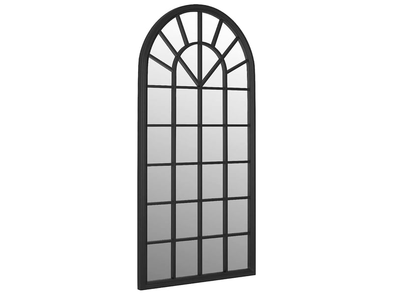  Miroir, miroir décoratif noir 90x45 cm fer pour utilisation à l'intérieur cf62902  - Conforama C