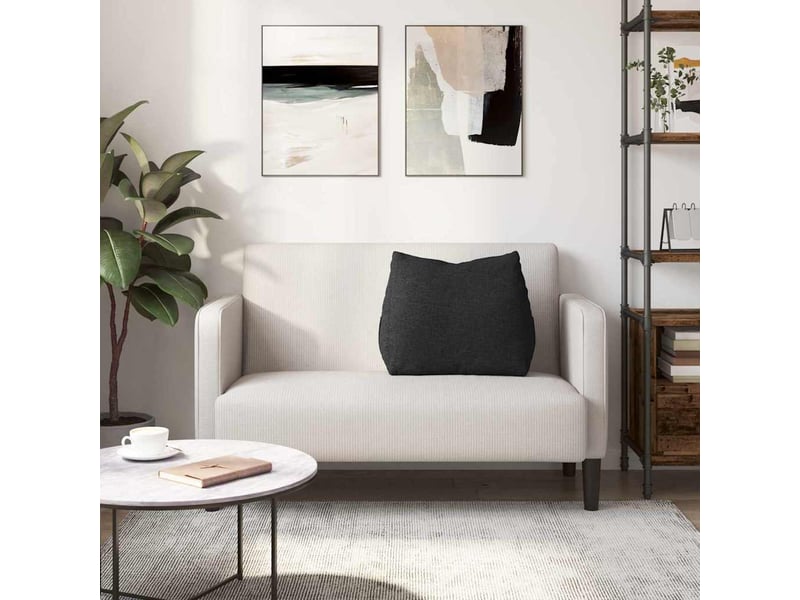  Coussin de dos, coussin de dossier noir 60 x 20 x 50 cm tissu cf54843  - Conforama D