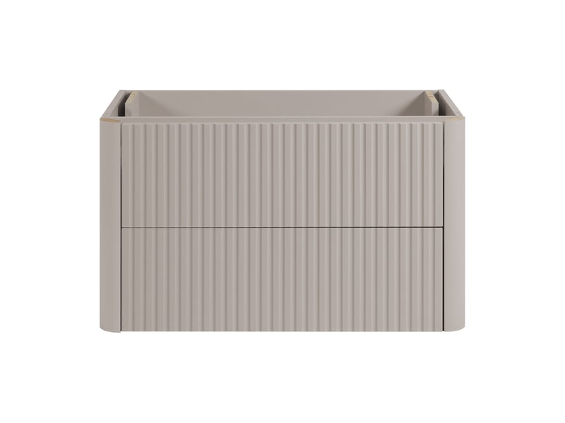  Meuble sous vasque suspendu linea 80 cm cachemire  - Conforama D