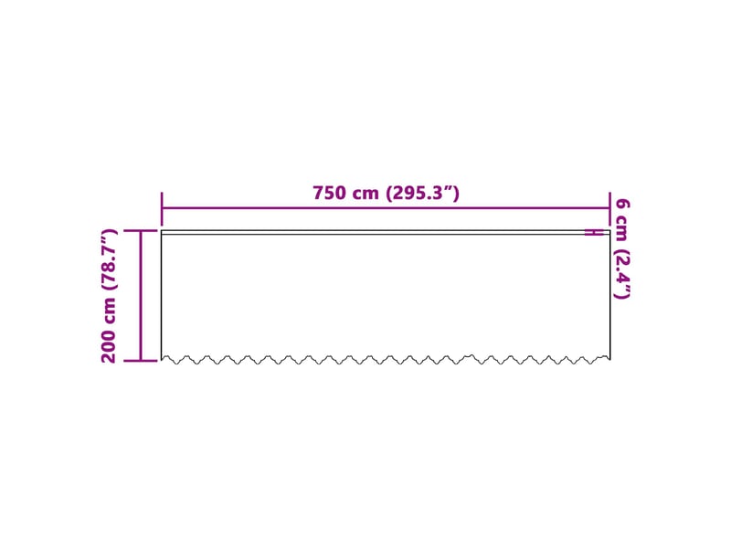 Rideau en dentelle, rideau ajouré, voilage blanc 200 x 750 cm polyester cf43719 - Conforama E