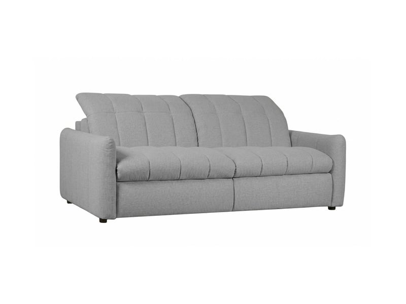  Canapé roma 2 places convertible avec relax électrique en tissu - gris foncé ROMA - Conforama E