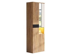 Buffet 4 porte(s) 0 tiroir(s) HAVRYA - 65 cm coloris bois clair