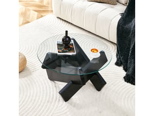 Table basse rond(e) coloris multicolore DESMIU
