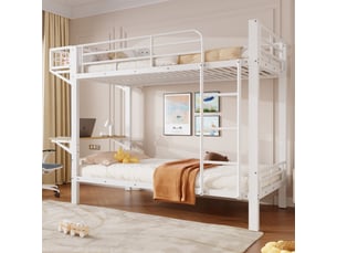 Lit superposé 90x200 cm <strong>MODERNLUXE</strong> <strong></strong> coloris blanc