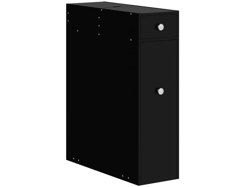  Meuble de rangement pour wc et salle de bain en mdf 17 x 48 x 58 cm  - Conforama A