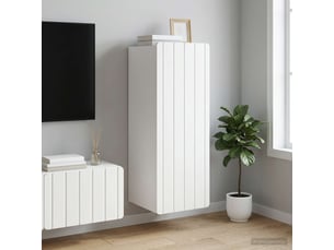 Armoire     <strong></strong> <strong></strong> coloris blanc largeur 33 cm