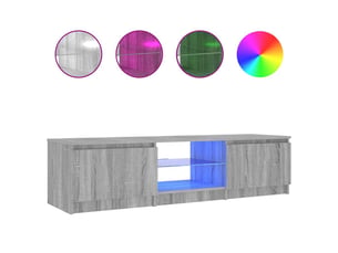 Meuble tv coloris gris 140 cm <strong></strong>  <strong></strong>