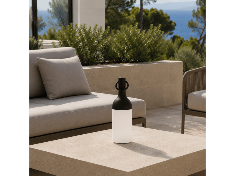  Lampe nomade en plastique noir-elo Elo - Conforama B