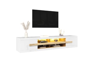 Meuble tv coloris blanc 200 cm <strong></strong> <strong>CozyNest</strong>