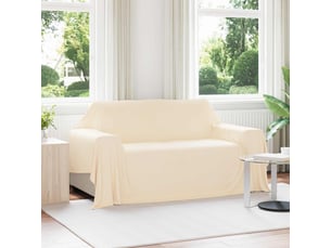 Plaid canapé crème 280x210 cm 0.79 kg polaire