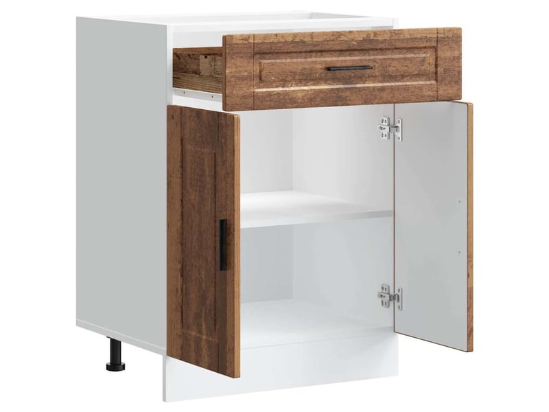 Meuble de rangement, armoire de cuisine porto vieux bois bois d'ingénierie shl5761 - Conforama E