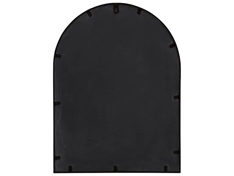  Miroir de jardin, miroir décoratif noir 60x45 cm fer pour utilisation extérieure cf62710  - Conforama D