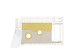 Lit superposé 90x200 cm <strong>OKWISH</strong>  <strong></strong> coloris blanc