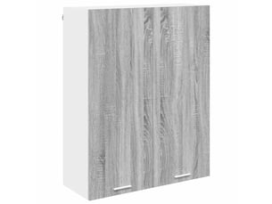 Meuble de rangement, armoire suspendue gris sonoma 80x31x100cm shl2938