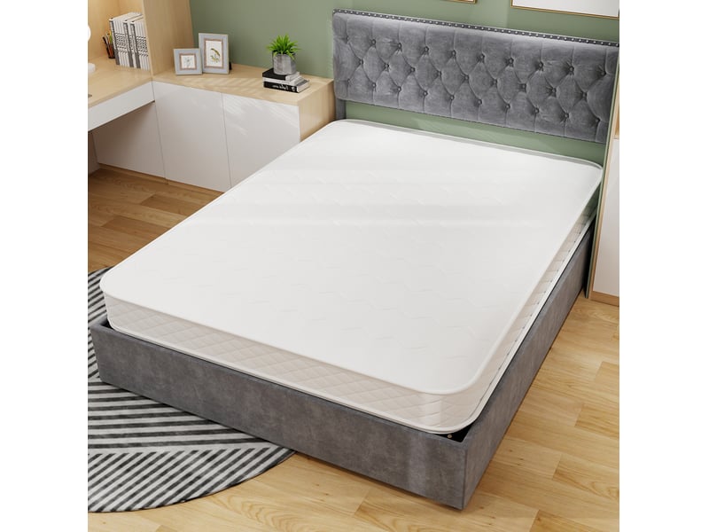  Matelas à ressorts ensachés modenvie 160 x 200 cm 23 cm mousse à mémoire de forme blanc  - Conforama D