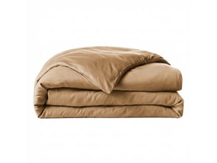 Housse de couette 140x200 cm lyocell gabrielle camel