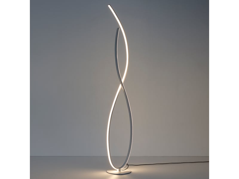 Lampe - home deco factory - design - spirale - blanc - froid  - Conforama B