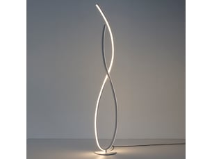 Lampe - home deco factory - design spirale - blanc