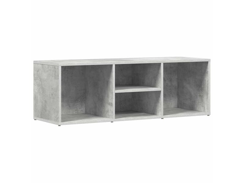  Banc à chaussures, meuble à chaussures gris béton 102x35x35 cm aggloméré  - Conforama A