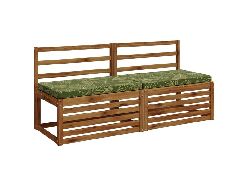  Lot de 2 coussins de banc, coussins d'assise vught 100 % polyester cf57698  - Conforama C