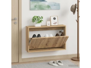 Meuble à chaussures 3 paire(s)  <strong></strong>  <strong></strong> coloris bois clair