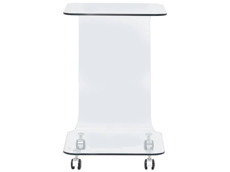  Table basse | table d'appoint 45x40x63 cm verre trempé  - Conforama B