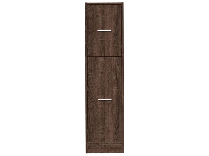  Armoire apothicaire chêne marron 30x41x118 cm bois d'ingénierie  - Conforama E