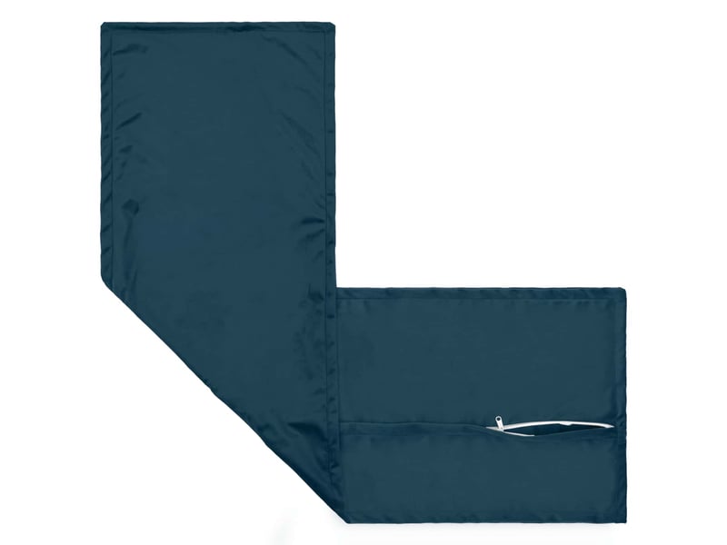  Lot de 2 coussins avec oreiller, coussins décoratifs houten bleu fløjl cf51034  - Conforama D