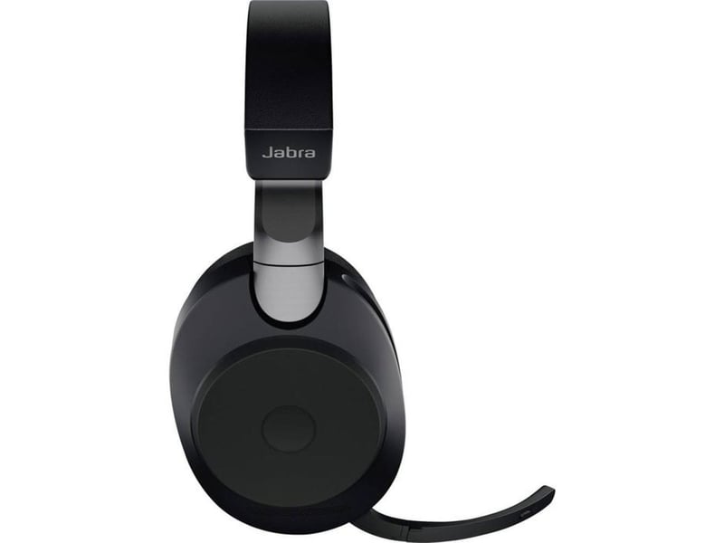  Casque sans fil arceau pour appels anc evolve2 85 uc usb-c bluetooth 5.0 noir  - Conforama C