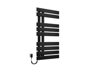 Emke sèche-serviettes électrique salle de bain wifi 320w noir 1000 x 500 mm chauffage sec mural