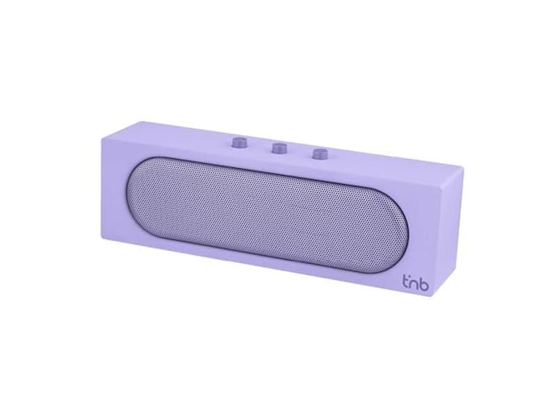  Enceinte bluetooth t'nb rainbow bar 10 w rms, bluetooth 5.4, autonomie 8 h, tws, radio fm, violette HPRBW10PU - Conforama A