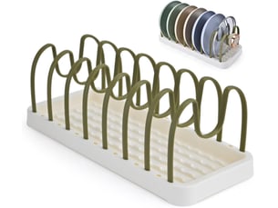 Organisateur de tiroir pour casseroles et poêles, étagère de rangement de cuisine, avec couvercle de casserole réglable, support de couvercle