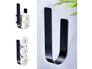 Lot de rechange pour porte-papier toilette sans perçage. Fixation murale facile et sans perçage.