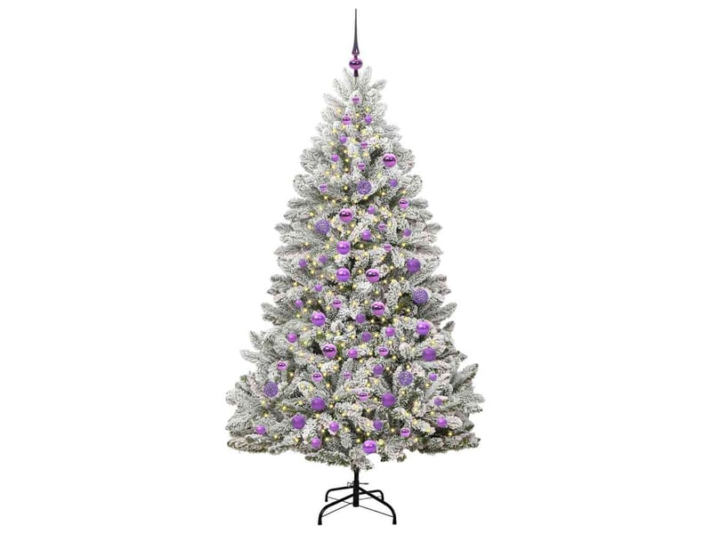  Sapin de noël - arbre de noël artificiel 180 cm 300 led blanc chaud  - Conforama C