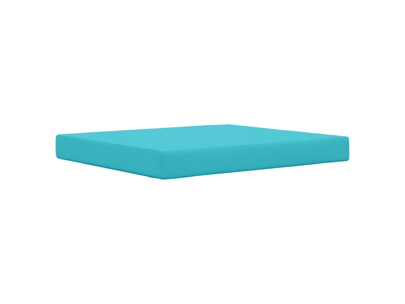  Coussin de canapé d'extérieur, coussin de chaise polyester turquoise 80 x 68,5 cm cf54178  - Conforama D