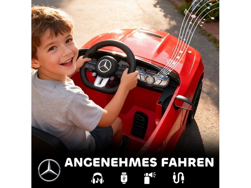  Voiture électrique enfant 99x55x43 cm mercedes-amg rouge  - Conforama E