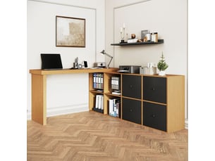 Bureau d'angle enfant coloris noir
