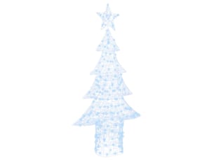 Sapin de noël - arbre de noël 240 led blanc froid 180 cm acrylique