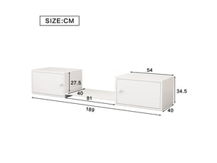 Lit avec rangement 90x200 cm coloris blanc
