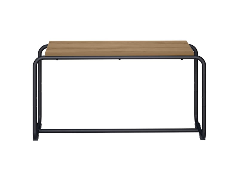  Meuble tv moderne, banc tv 80x35,5x42 cm chêne artisanal bois d'ingénierie  - Conforama C