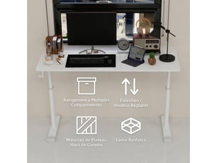Bureau enfant   128 cm coloris coloris assortis