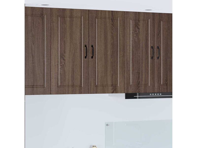  Armoire de cuisine chêne brun 80x31x80cm bois d'ingénierie shl4853  - Conforama B